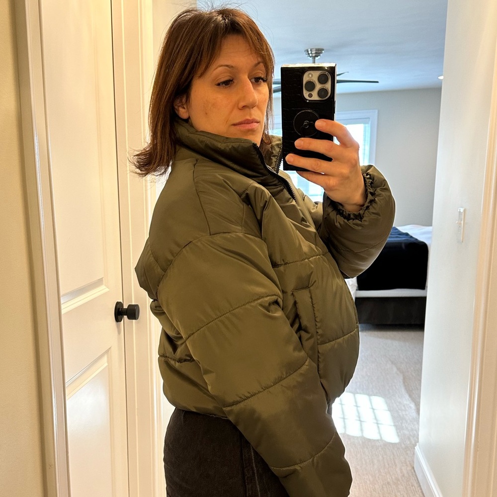Cropped and cozy puffer